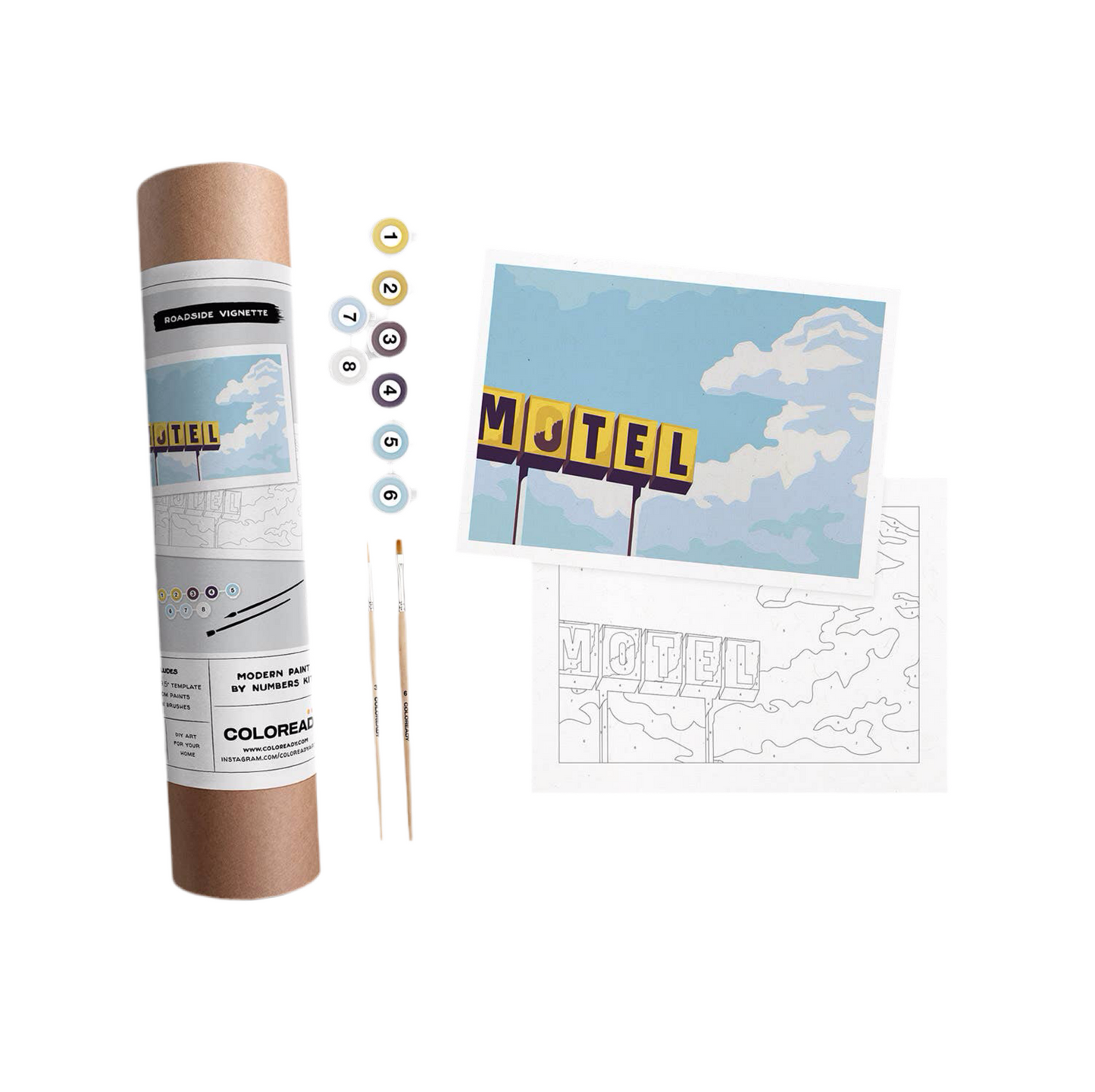 Roadside Vignette Paint By Numbers Kit