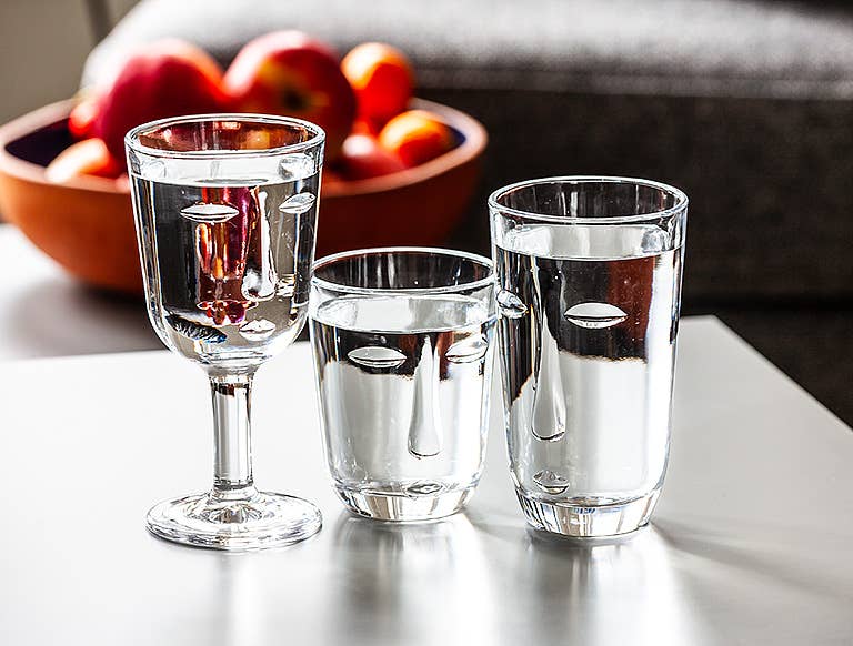 Resting Face Wine Glass-6"H(6oz)