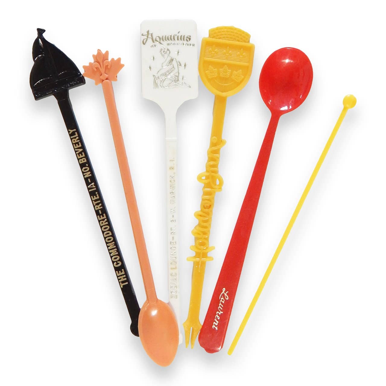 Vintage Assorted Drink Stirrer