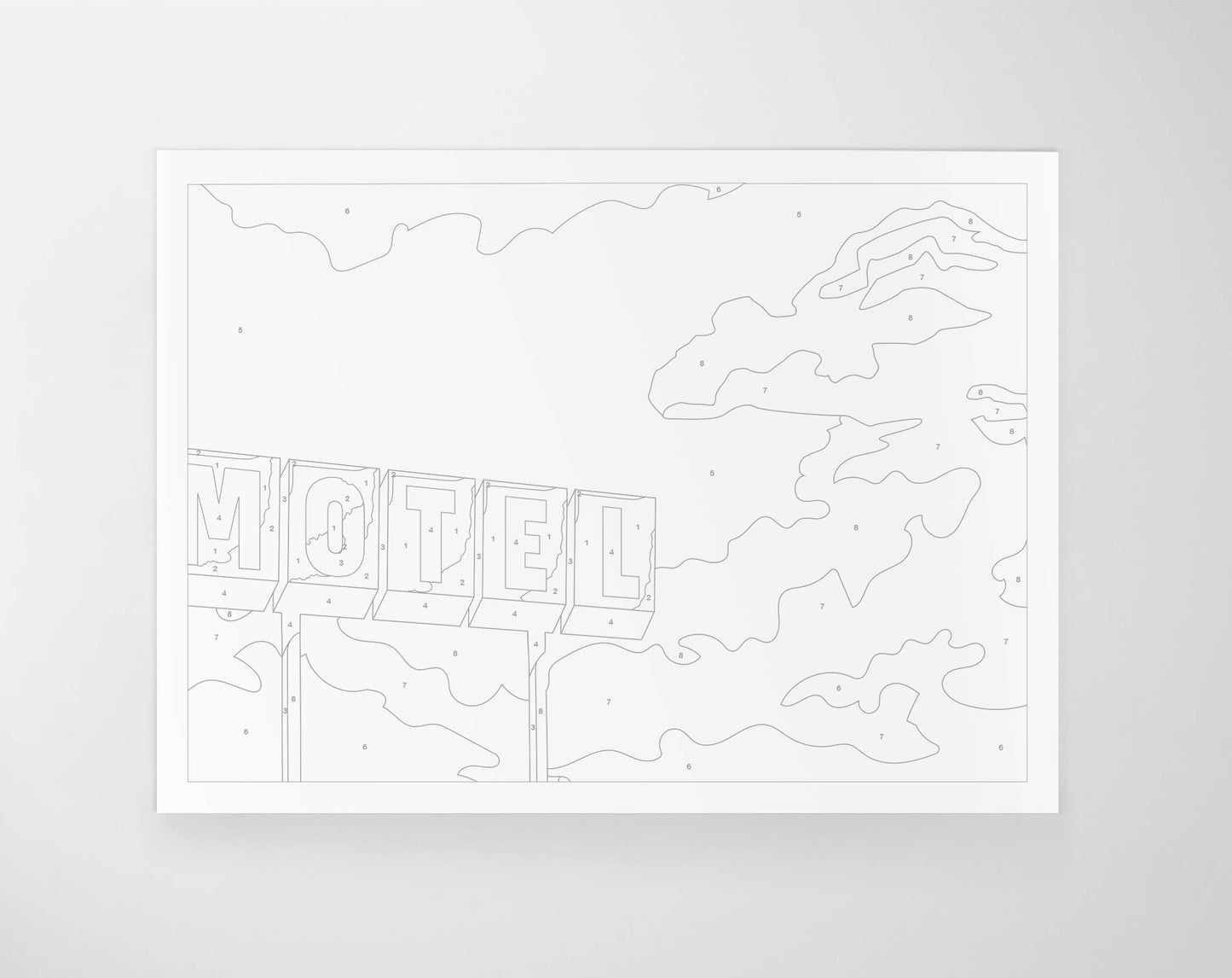 Roadside Vignette Paint By Numbers Kit