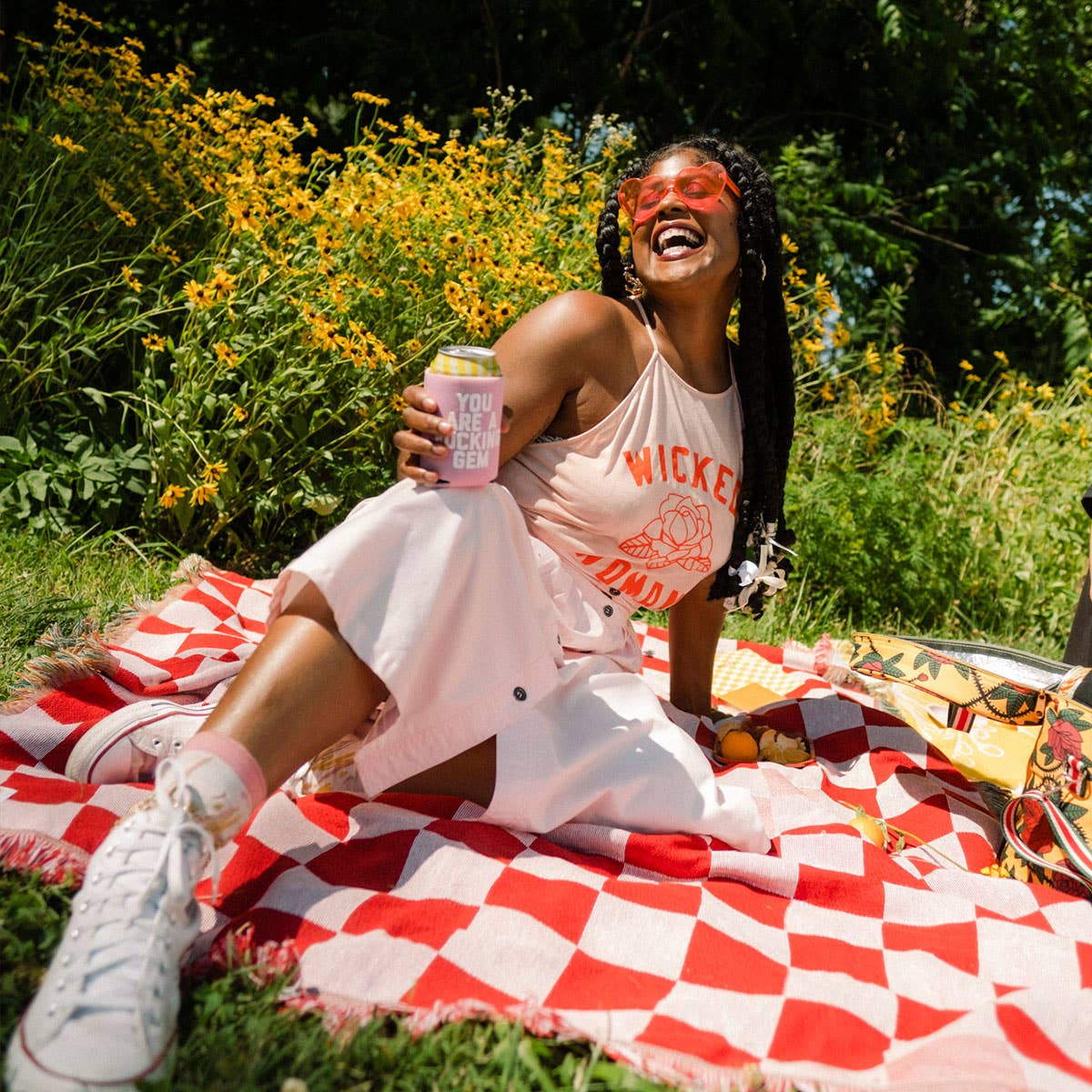 Checker Festival Blanket