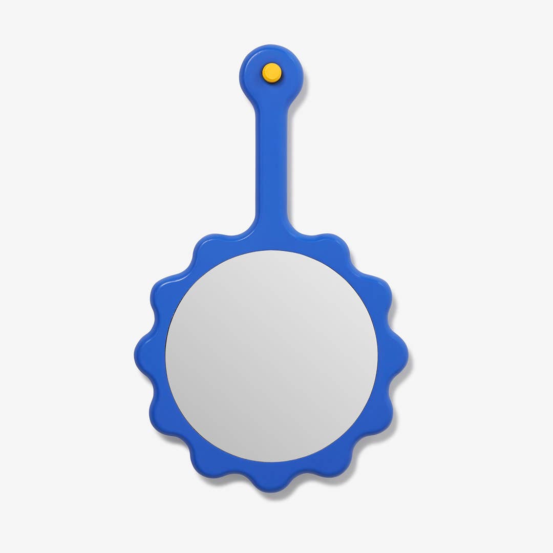 Sunflower Mirror: Blue