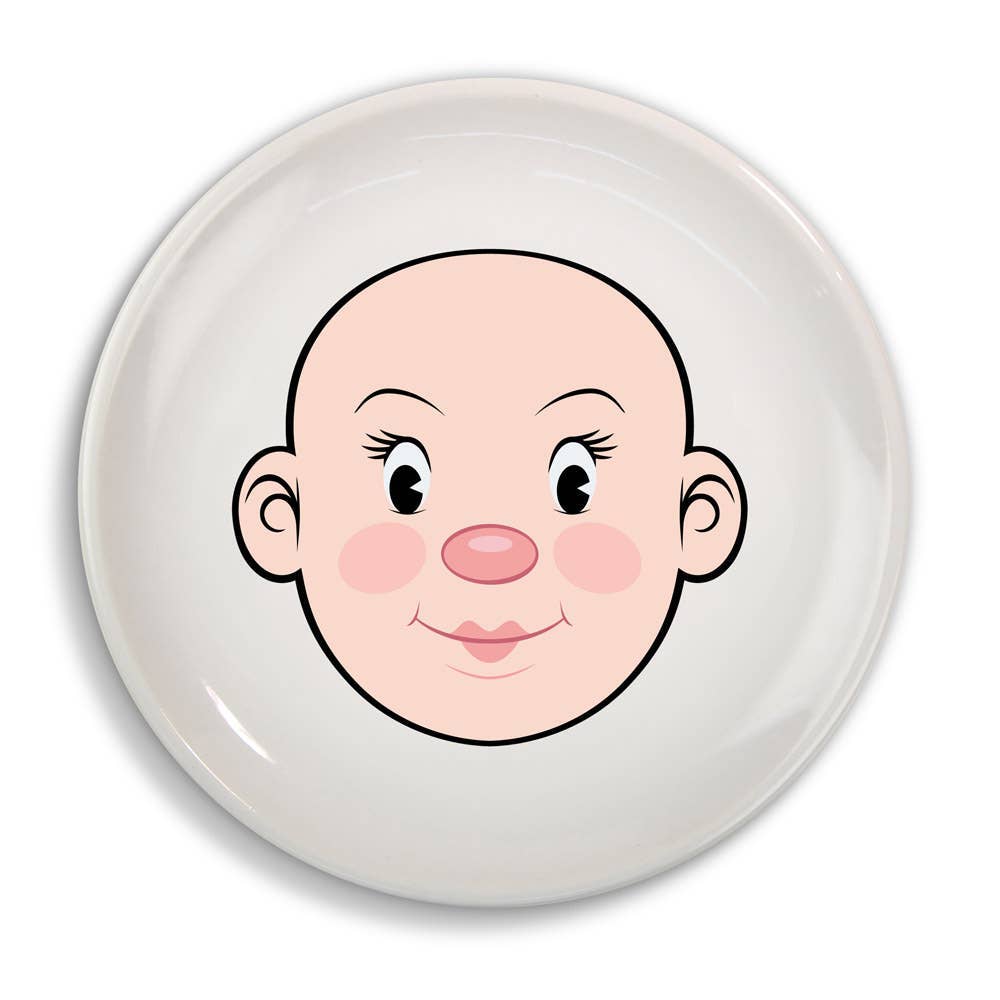 Ms Food Face - Dinner Plate