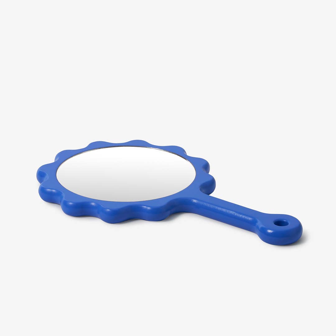 Sunflower Mirror: Blue