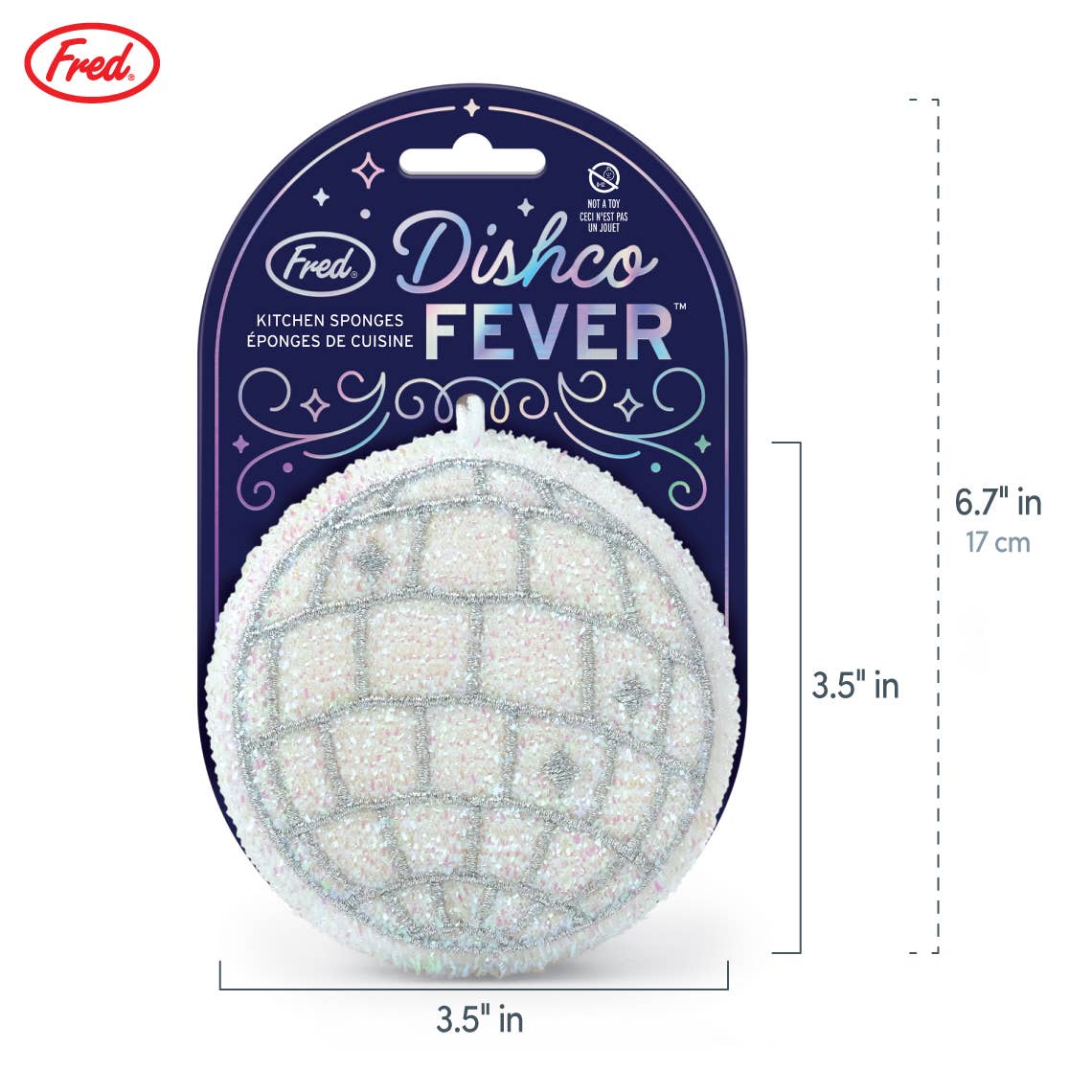Disco Ball Sponges - Set of 2