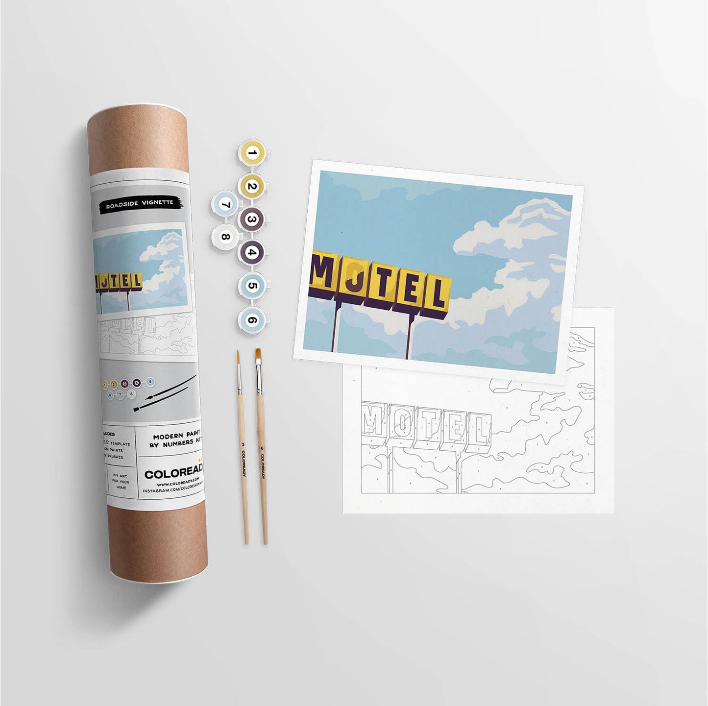 Roadside Vignette Paint By Numbers Kit