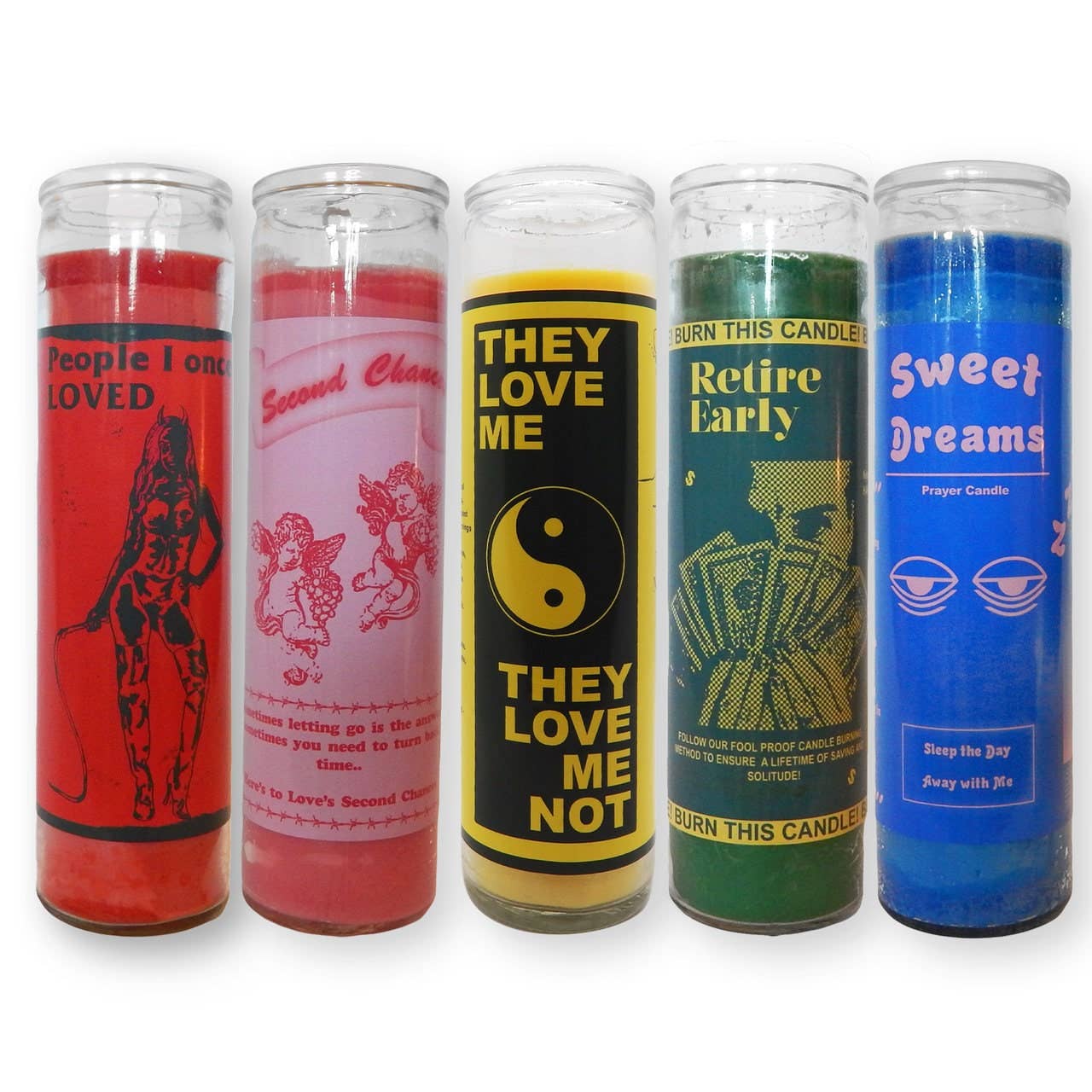 Daily Struggle Prayer Candles: Blue
