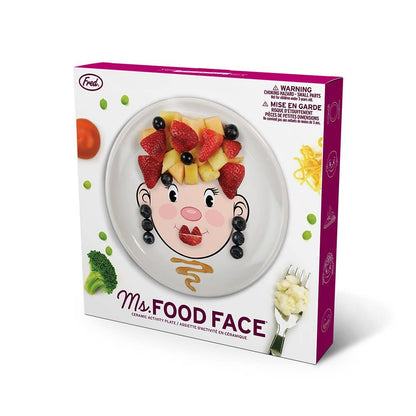 Ms Food Face - Dinner Plate