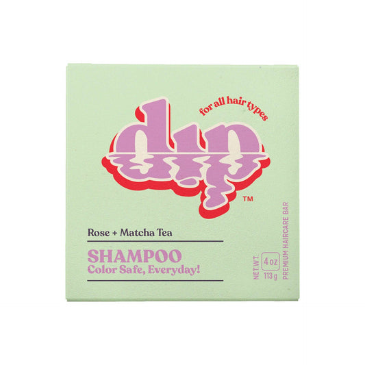 Color Safe Shampoo Bar for Every Day - Rose & Matcha Tea: 4 oz